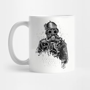 Retro Futurism Steampunk Adventure Soldier 3 Mug